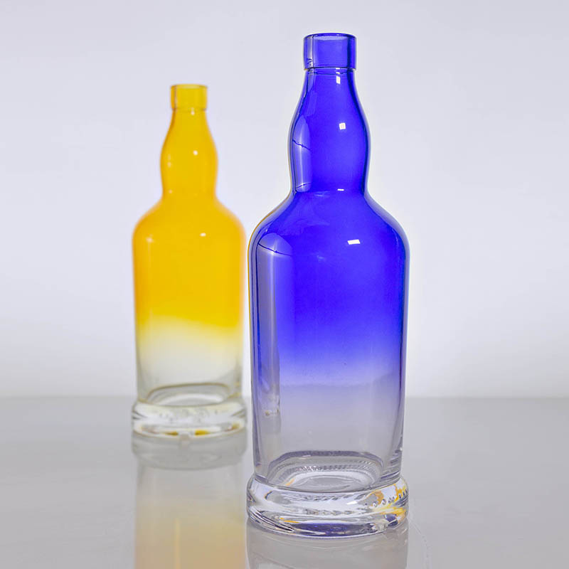 J295-750ml coloured bottles