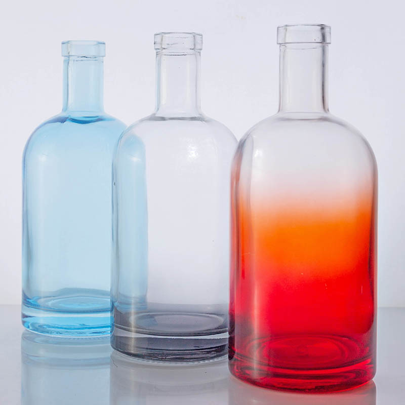 J298-750ml coloured bottles